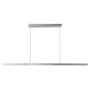 Kuzco Lighting Vega 45" Wide LED Suspension Linear Pendant Brushed Nickel