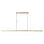 Kuzco Lighting Vega 56" Wide LED Suspension Linear Pendant Brushed Gold