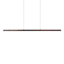 Kuzco Lighting Vega 56" Wide LED Suspension Linear Pendant Black