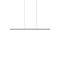 Kuzco Lighting Chute 35" Wide LED Linear Chandelier Black