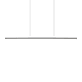 Kuzco Lighting Chute 47" Wide LED Linear Chandelier Black