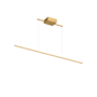 Kuzco Lighting Vega Minor 48" Wide LED Suspension Linear Pendant Brushed Gold