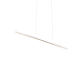Kuzco Lighting Vega Minor 48" Wide LED Suspension Linear Pendant Brushed Nickel