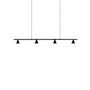Kuzco Lighting Dune 39" Wide LED Suspension Linear Pendant Black