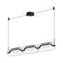 Kuzco Lighting Hilo 43" Wide LED Suspension Linear Pendant Black