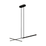 Kuzco Lighting Shift 49" Wide LED Linear Pendant Black