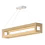 Kuzco Lighting Morina 42" Wide LED Suspension Linear Pendant White Oak