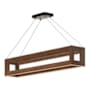 Kuzco Lighting Morina 42" Wide LED Suspension Linear Pendant Walnut