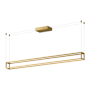 Kuzco Lighting Plaza 60" Wide LED Suspension Linear Pendant Brushed Gold