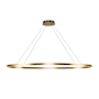 Kuzco Lighting Ovale 54" Wide Pendant Brushed Gold