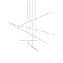 Kuzco Lighting Vega Minor 46" Wide LED Suspension Multi Light Pendant Brushed Nickel