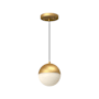 Kuzco Lighting Monae 6" Wide LED Mini Pendant Brushed Gold
