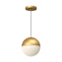 Kuzco Lighting Monae 8" Wide LED Mini Pendant Brushed Gold