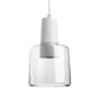 Kuzco Lighting Samson 6" Wide LED Mini Pendant White / Clear