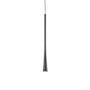 Kuzco Lighting Taper 15-3/4" Tall LED Mini Pendant Black