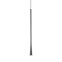 Kuzco Lighting Taper 23-5/8" Tall LED Mini Pendant Black