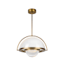 Kuzco Lighting Bowery 16" Wide LED Pendant Vintage Brass