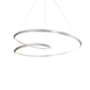 Kuzco Lighting Ampersand 40" Wide LED Suspension Pendant Brushed Nickel