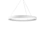 Kuzco Lighting Halo 53" Wide LED Drum Chandelier White