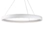 Kuzco Lighting Halo 71" Wide LED Drum Chandelier White