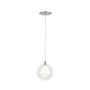 Kuzco Lighting Bolla 6" Wide LED Mini Pendant Chrome