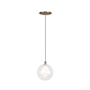 Kuzco Lighting Bolla 6" Wide LED Mini Pendant Brushed Gold