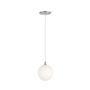 Kuzco Lighting Bolla 6" Wide LED Mini Pendant Opal Glass