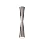 Kuzco Lighting Robson 12" Tall 3000K LED Mini Pendant Brushed Nickel