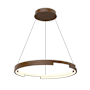 Kuzco Lighting Anello Minor 24" Wide LED Suspension Pendant Walnut
