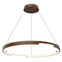 Kuzco Lighting Anello Minor 32" Wide LED Suspension Pendant Walnut