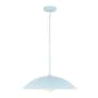 Kuzco Lighting Regent 19" Wide Pendant with Metal and Opal Glass Shades Cerulean