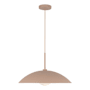 Kuzco Lighting Regent 19" Wide Pendant with Metal and Opal Glass Shades Peach