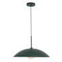 Kuzco Lighting Regent 19" Wide Pendant with Metal and Opal Glass Shades Pine Green