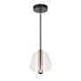 Kuzco Lighting Mulberry 11" Wide LED Pendant Black / Light Guide