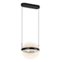 Kuzco Lighting Pisces 12" Wide Pendant Black / Light Guide