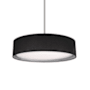 Kuzco Lighting Dalton 16" Wide LED Pendant Brushed Nickel / Black
