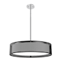 Kuzco Lighting Dalton 20" Wide LED Pendant Black Organza
