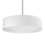 Kuzco Lighting Dalton 20" Wide LED Pendant Brushed Nickel / White