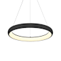 Kuzco Lighting Cortana 24" Wide LED Drum Chandelier Black