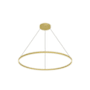 Kuzco Lighting Cerchio 48" Wide LED Suspension Pendant Brushed Gold
