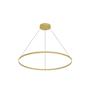 Kuzco Lighting Cerchio 48" Wide LED Suspension Pendant Brushed Gold