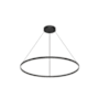 Kuzco Lighting Cerchio 48" Wide LED Suspension Pendant Black