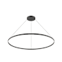 Kuzco Lighting Cerchio 59" Wide LED Suspension Pendant Black