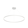 Kuzco Lighting Cerchio 59" Wide LED Suspension Pendant White