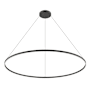 Kuzco Lighting Cerchio 71" Wide LED Suspension Pendant Black