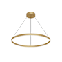 Kuzco Lighting Cerchio 32" Wide LED Suspension Pendant Brushed Gold