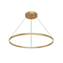 Kuzco Lighting Cerchio 35" Wide LED Ring Chandelier Brushed Gold
