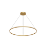 Kuzco Lighting Cerchio 48" Wide LED Suspension Pendant Brushed Gold