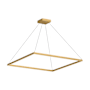 Kuzco Lighting Piazza 48" Wide LED Suspension Pendant Brushed Gold