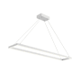 Kuzco Lighting Piazza 48" Wide LED Suspension Linear Pendant White